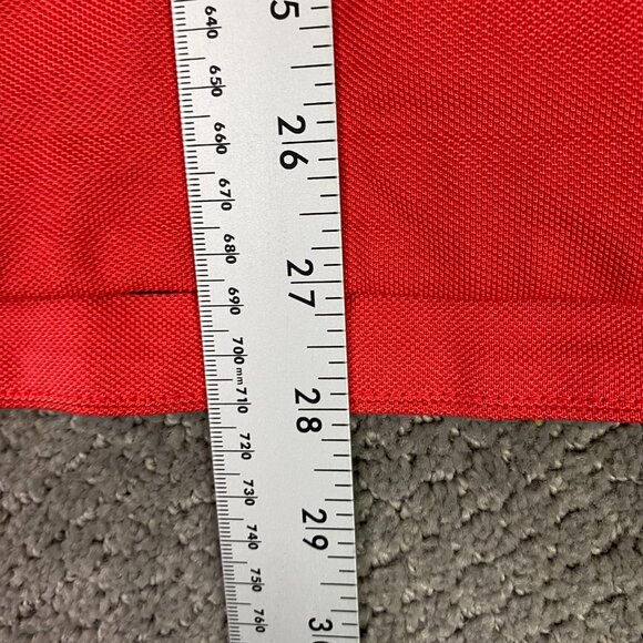 Nike Shirt Men's Large Fits like Medium Red Tech Fleece Blade Collar 846871 602 - Picture 9 of 9